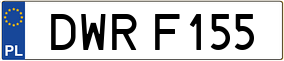 Truck License Plate